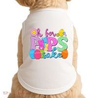 Cute Happy Easter Oh For Peeps Sake Marshmallow Bunnies Doggie Tank thumb 0