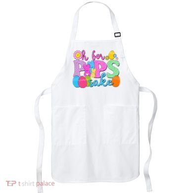 Cute Happy Easter Oh For Peeps Sake Marshmallow Bunnies Apron