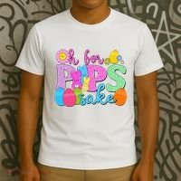 Cute Happy Easter Oh For Peeps Sake Marshmallow Bunnies T-Shirt thumb 3