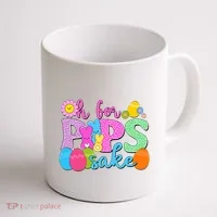 Cute Happy Easter Oh For Peeps Sake Marshmallow Bunnies Coffee Mug thumb 1