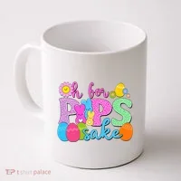 Cute Happy Easter Oh For Peeps Sake Marshmallow Bunnies Coffee Mug thumb 0