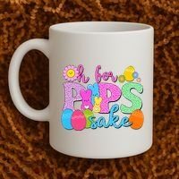 Cute Happy Easter Oh For Peeps Sake Marshmallow Bunnies Coffee Mug thumb 2