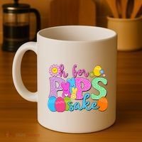 Cute Happy Easter Oh For Peeps Sake Marshmallow Bunnies Coffee Mug thumb 4