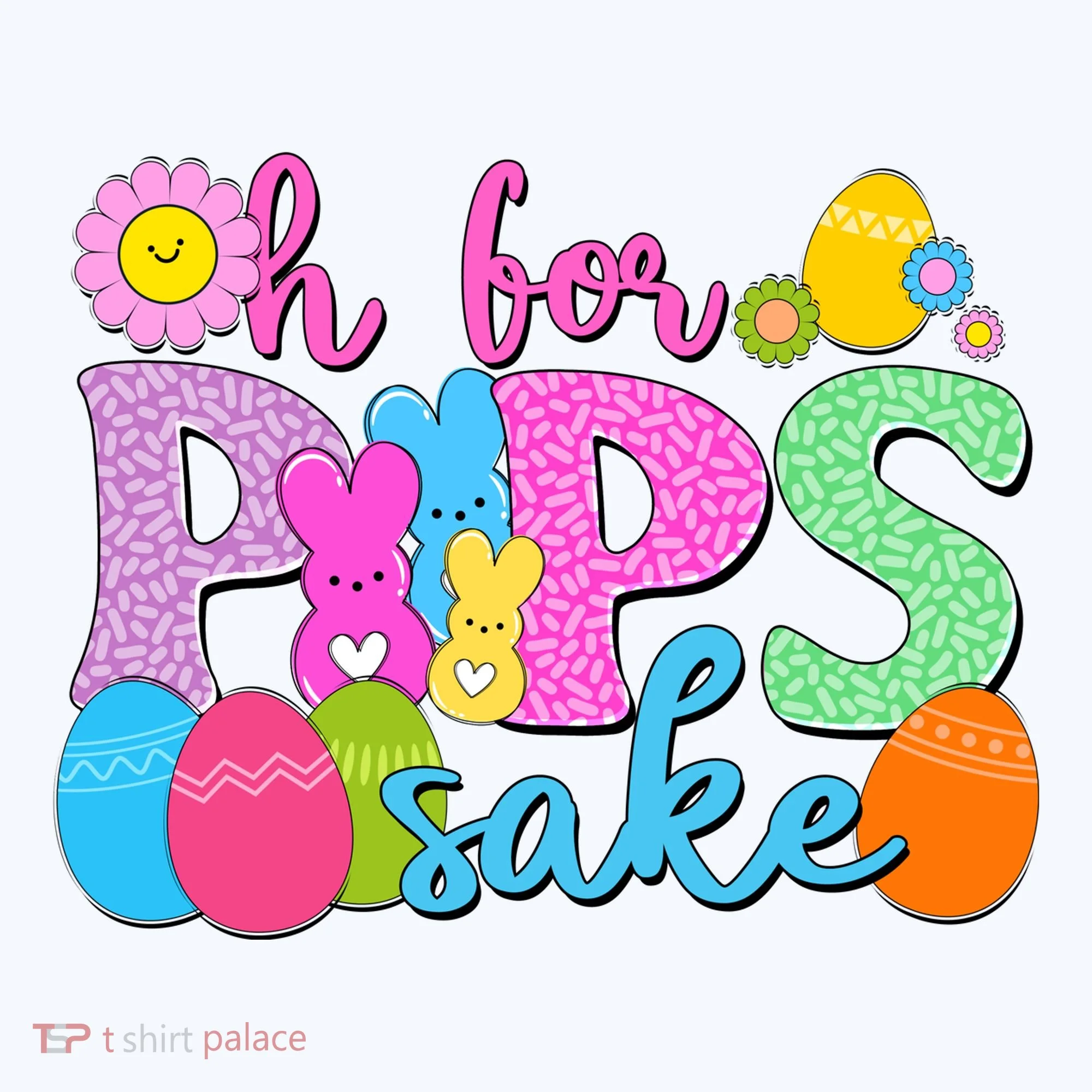 Cute Happy Easter Oh For Peeps Sake Marshmallow Bunnies Coffee Mug