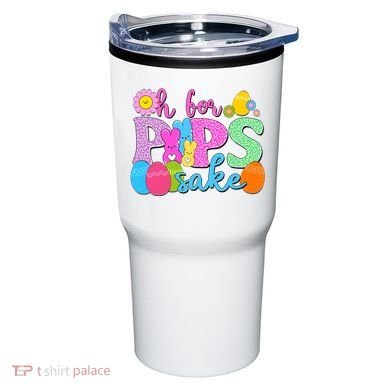 Cute Happy Easter Oh For Peeps Sake Marshmallow Bunnies Tumbler