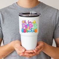 Cute Happy Easter Oh For Peeps Sake Marshmallow Bunnies Tumbler thumb 2