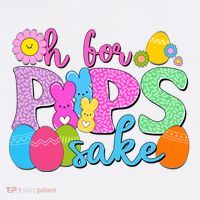 Cute Happy Easter Oh For Peeps Sake Marshmallow Bunnies Mousepad thumb 1