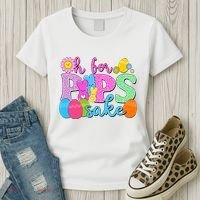 Cute Happy Easter Oh For Peeps Sake Marshmallow Bunnies Women's T-Shirt thumb 3