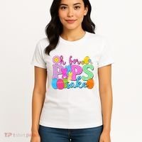 Cute Happy Easter Oh For Peeps Sake Marshmallow Bunnies Women's T-Shirt thumb 4
