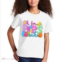 Cute Happy Easter Oh For Peeps Sake Marshmallow Bunnies Kids T-Shirt thumb 2