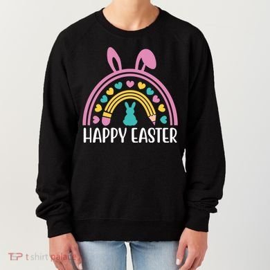 Cute Happy Easter School Teacher Student Bunny Women's Sweatshirt