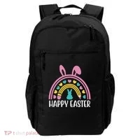Cute Happy Easter School Teacher Student Bunny Backpack thumb 0