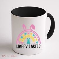 Cute Happy Easter School Teacher Student Bunny Coffee Mug thumb 1