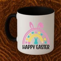 Cute Happy Easter School Teacher Student Bunny Coffee Mug thumb 2