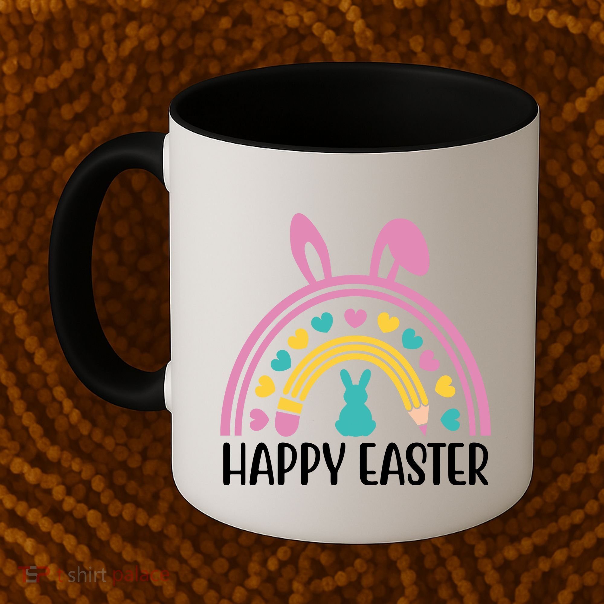 Cute Happy Easter School Teacher Student Bunny Coffee Mug