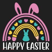 Cute Happy Easter School Teacher Student Bunny Beanie thumb 2
