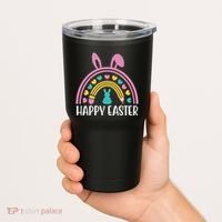 Cute Happy Easter School Teacher Student Bunny Tumbler thumb 2