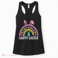 Cute Happy Easter School Teacher Student Bunny Women's Tank Top thumb 0