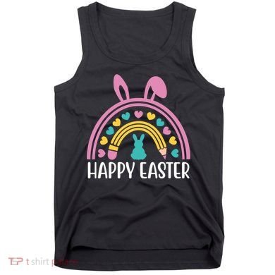 Cute Happy Easter School Teacher Student Bunny Tank Top