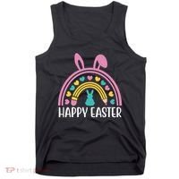 Cute Happy Easter School Teacher Student Bunny Tank Top thumb 0