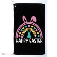 Cute Happy Easter School Teacher Student Bunny Golf Towel thumb 0