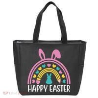 Cute Happy Easter School Teacher Student Bunny Tote Bag thumb 0