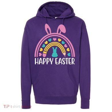 Cute Happy Easter School Teacher Student Bunny Hoodie