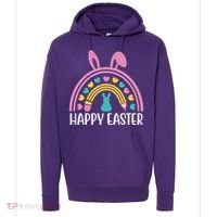 Cute Happy Easter School Teacher Student Bunny Hoodie thumb 0