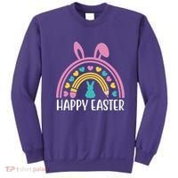 Cute Happy Easter School Teacher Student Bunny Sweatshirt thumb 0