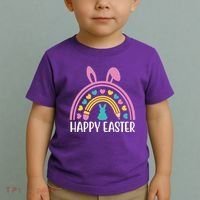 Cute Happy Easter School Teacher Student Bunny Toddler T-Shirt thumb 2