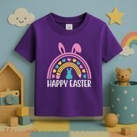 Cute Happy Easter School Teacher Student Bunny Toddler T-Shirt thumb 3