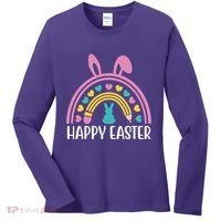 Cute Happy Easter School Teacher Student Bunny Women's Long Sleeve Shirt thumb 0