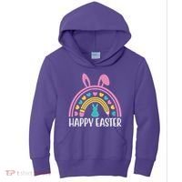 Cute Happy Easter School Teacher Student Bunny Kids Hoodie thumb 0