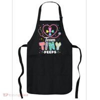 Cute Happy Easter Team Tiny Peeps Nurse Doctor Stethoscope Apron thumb 0