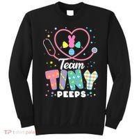 Cute Happy Easter Team Tiny Peeps Nurse Doctor Stethoscope Sweatshirt thumb 0