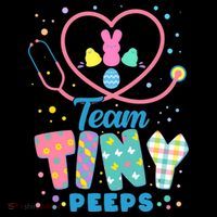Cute Happy Easter Team Tiny Peeps Nurse Doctor Stethoscope Coffee Mug thumb 5
