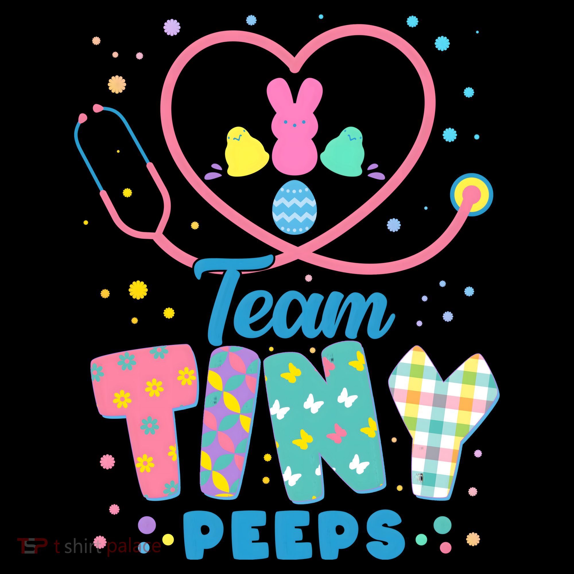 Cute Happy Easter Team Tiny Peeps Nurse Doctor Stethoscope Coffee Mug