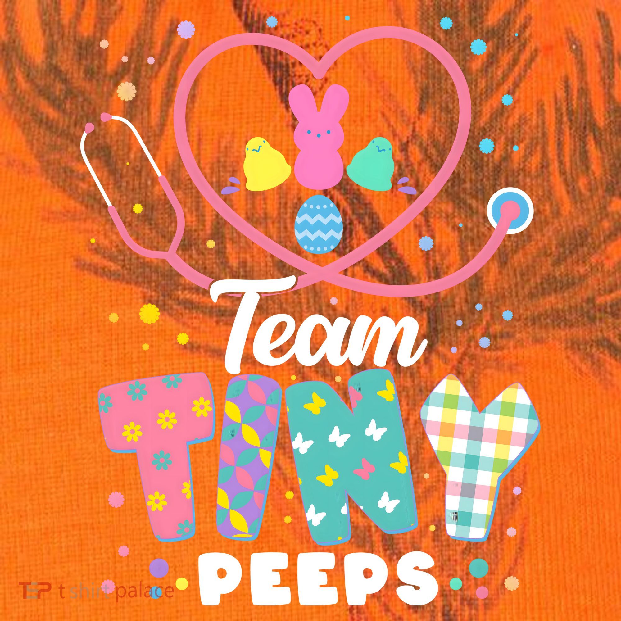 Cute Happy Easter Team Tiny Peeps Nurse Doctor Stethoscope Kati Licensed 12" Camo Cuffed Beanie