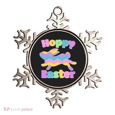 Cute Hoppy Easter Colorful Easter Bunny Ornament