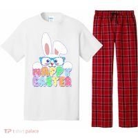 Cute Happy Easter Bunny Rabbit With Glasses Pajama Set thumb 0