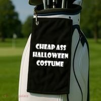 Cheap Ass Halloween Costume Golf Towel thumb 2