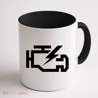 Check Engine Light  Coffee Mug back