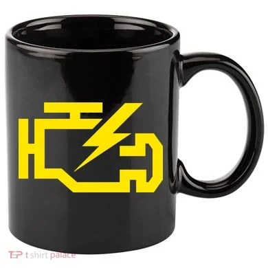 Check Engine Light  11oz C Handle Ceramic Mug