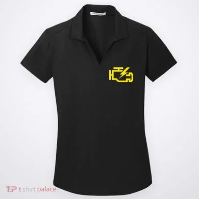 Check Engine Light  Women's Dry Zone Grid Polo