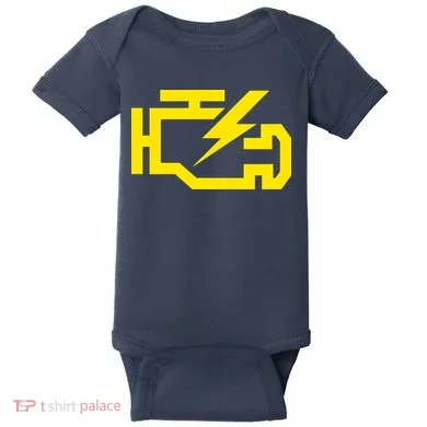 Check Engine Light  Baby Bodysuit