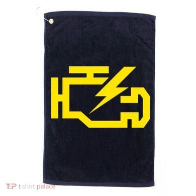 Check Engine Light  Golf Towel