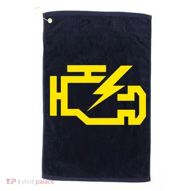Check Engine Light  Golf Towel