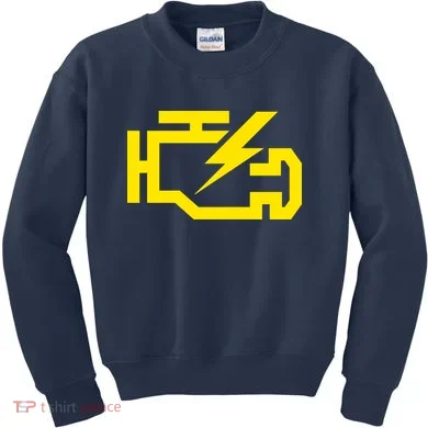 Check Engine Light  Kids Sweatshirt