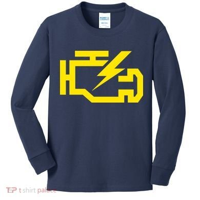 Check Engine Light  Kids Long Sleeve Shirt