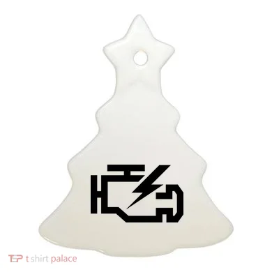 Check Engine Light  Ceramic Ornament